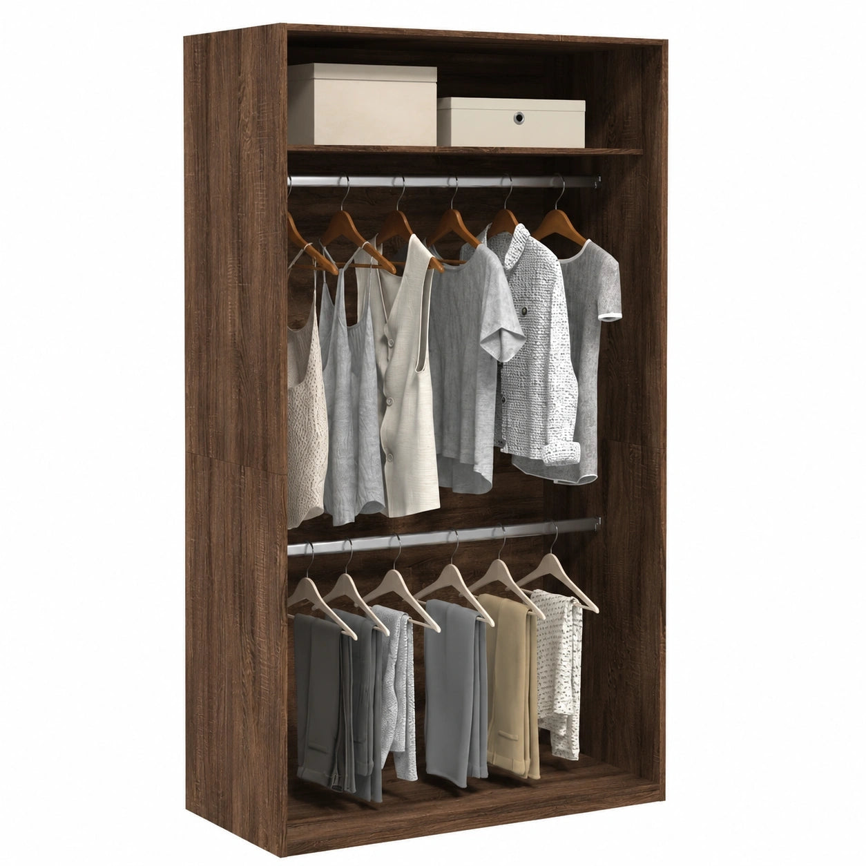 grande-armoire-dressing-en-bois-d-ingenierie-chene-marron-100x50x200-cm-tpopnf5958cy